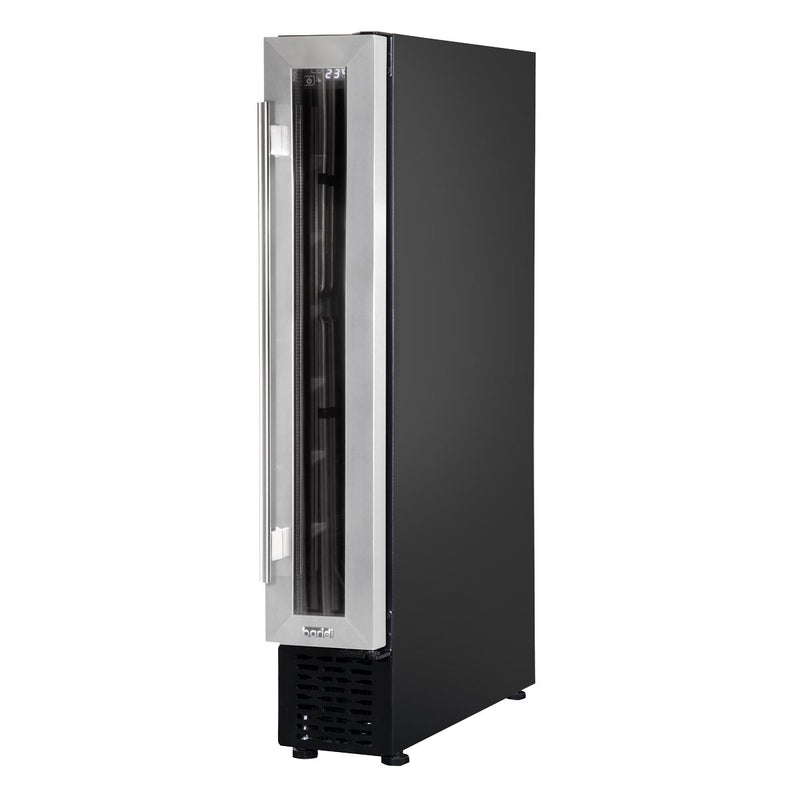 Baridi Extra-Slim 7 Bottle Wine Fridge & Cooler 15cm - Stainless Steel Baridi - Dynamic Drive