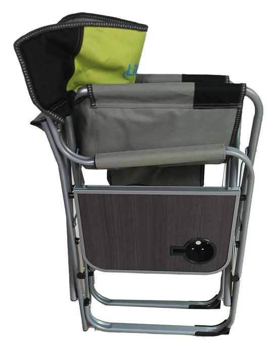 Liberty Lime Directors Chair with Side Table Camping Caravan Liberty - Dynamic Drive