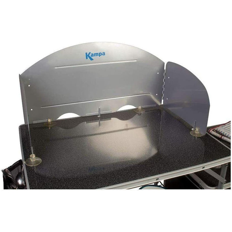 Kampa Universal Fit Aluminium Camping Stove Gas Cooker Windshield Kampa - Dynamic Drive