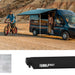 Fiamma F80S 400 Ducato Awning Deep Black - Royal Grey (07831Q03R) Winch Handle Roof Mounted Fiamma - Dynamic Drive