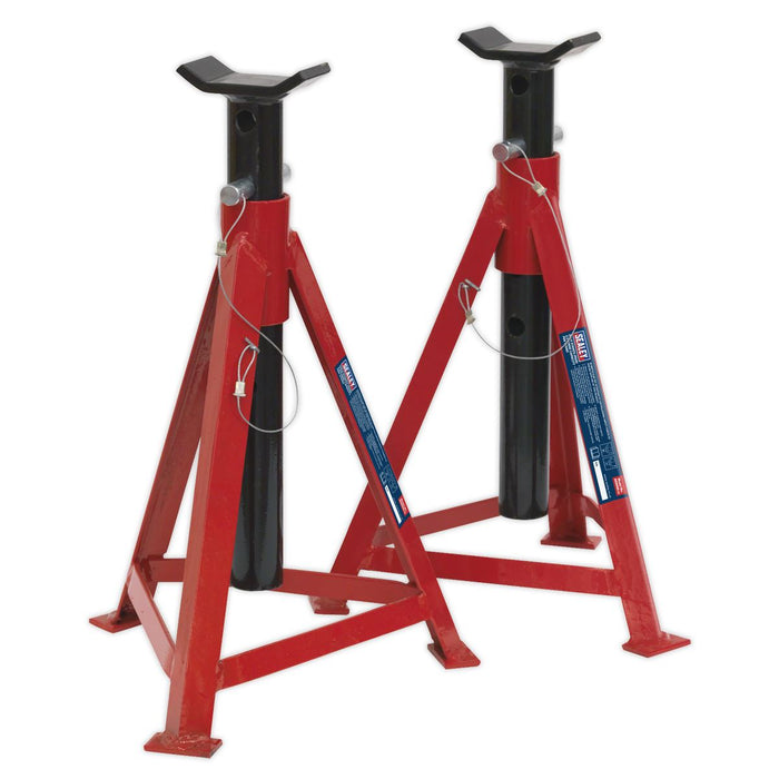 Sealey Axle Stands (Pair) 2.5tonne Capacity per Stand Medium Height AS3000 Sealey  - Dynamic Drive