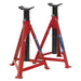 Sealey Axle Stands (Pair) 2.5tonne Capacity per Stand Medium Height AS3000 Sealey  - Dynamic Drive