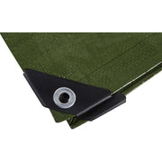 Bluespot Tools Green Tarpaulin 2.7 x 1.8m BlueSpot Tools - Dynamic Drive