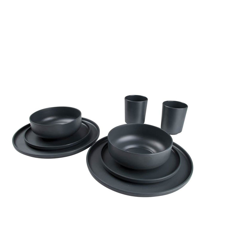 Bo-Camp Industrial Collection Tableware Patom 16 Pieces Anth Bo-Camp - Dynamic Drive
