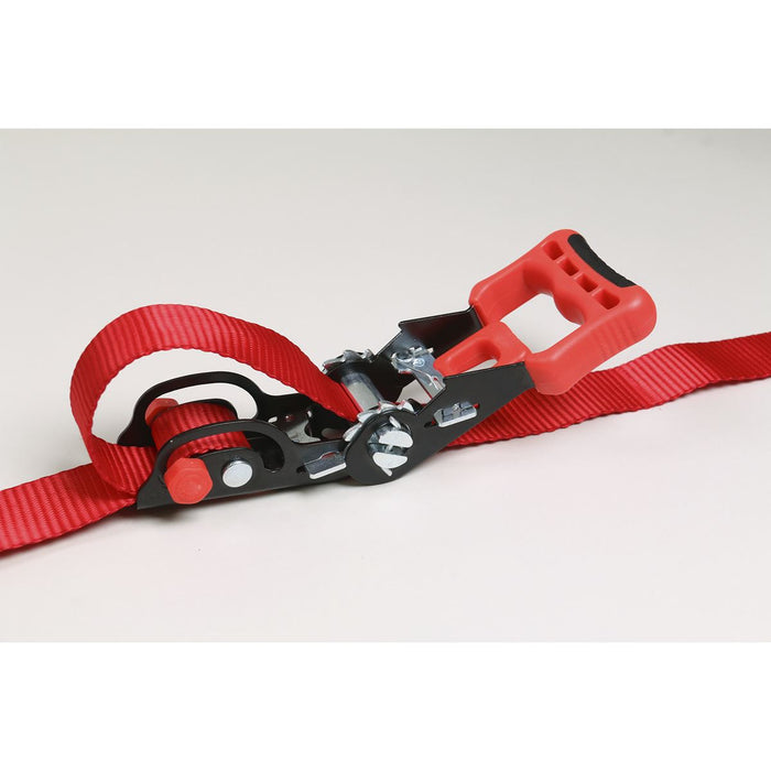 Sealey Slide Ratchet Tie Down 32mm x 3m Polyester Webbing with S-Hooks 1200kg Br Sealey - Dynamic Drive