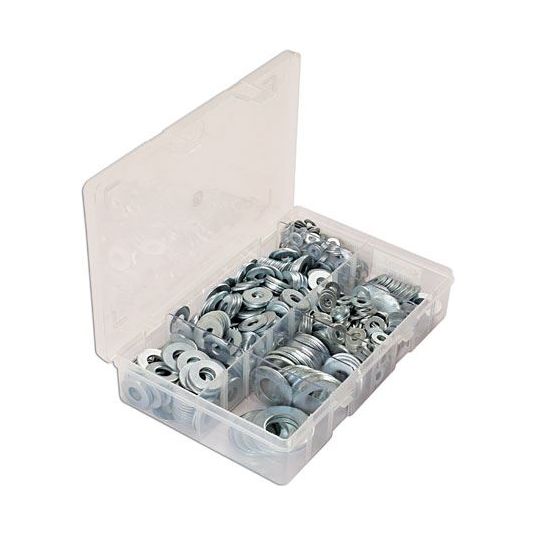 Connect Assorted Form C Flat Washers Box 800pc 31863 Tool Connection - Dynamic Drive