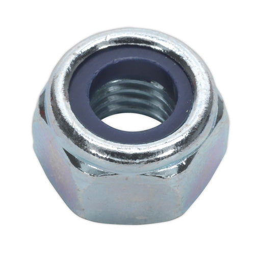 Sealey Nylon Locknut M10 Zinc Pack of 100 NLN10 Sealey - Dynamic Drive