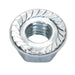 Sealey Flange Nut Serrated M6 Zinc DIN 6923 Pack of 100 FN6 Sealey  - Dynamic Drive