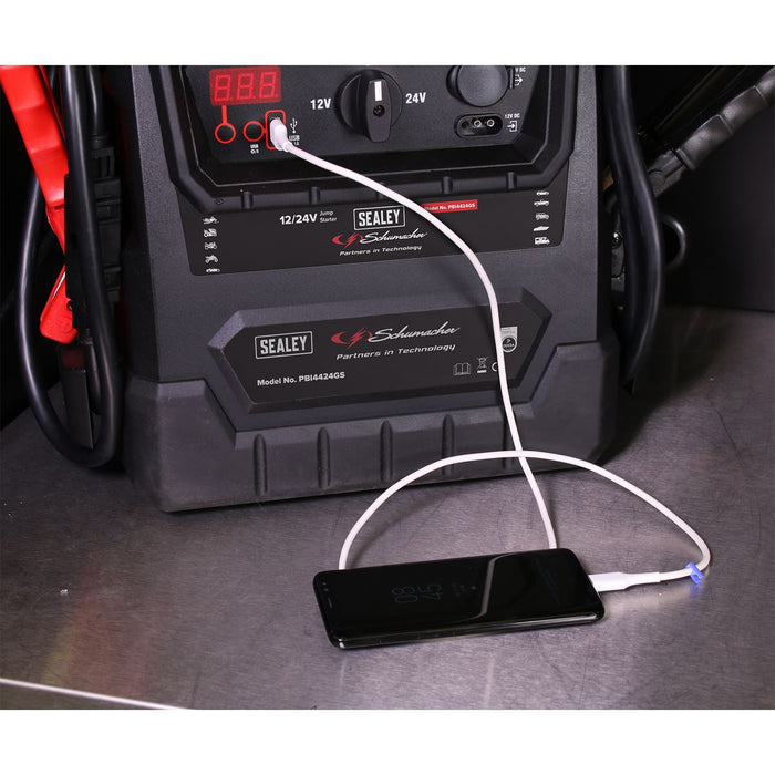 Sealey 12/24V RoadStart Emergency Jump Starter 4600 Peak Amps - DEKRA Approved Sealey - Dynamic Drive