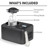 Baridi Automatic Churning Ice Cream Machine 1.5L - Black DH240 Baridi - Dynamic Drive