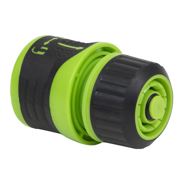 Sealey Soft-Touch Hose Connector With Water Stop & Lock 1/2"-5/8" JS3051 Sealey - Dynamic Drive
