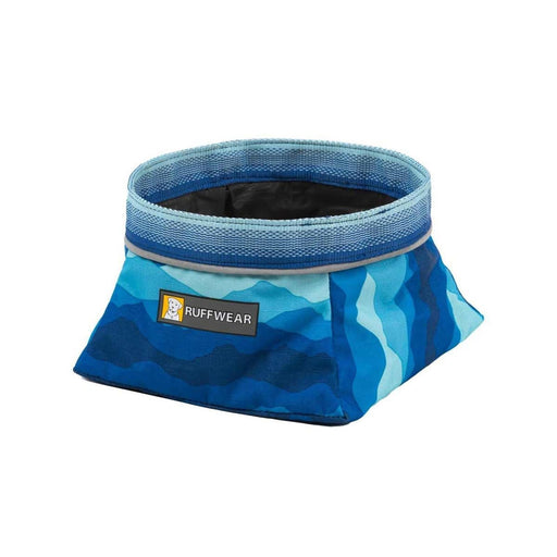 Ruffwear Quencher Dog Bowl with Coastal Mountains Print (Medium) Ruffwear - Dynamic Drive