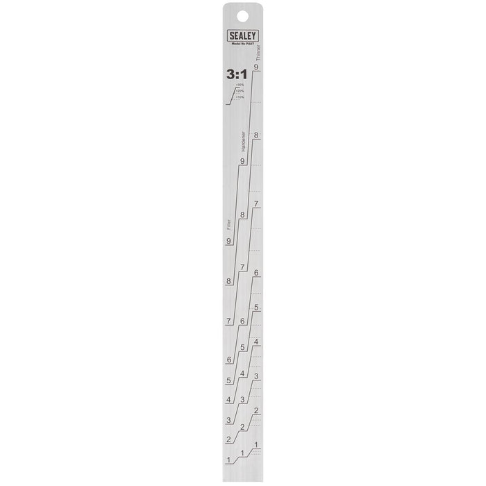Sealey Aluminium Paint Measuring Stick 1:1/3:1 PA07 Sealey - Dynamic Drive