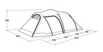 Outwell Earth 5 Plus Pole Tent Green 5 Person Outwell - Dynamic Drive