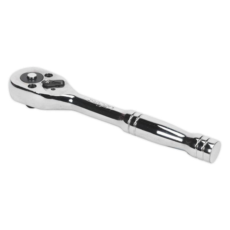 Seigen by Sealey Ratchet Wrench 1/4"Sq Drive Pear-Head Flip Reverse S0704 Seigen by Sealey  - Dynamic Drive