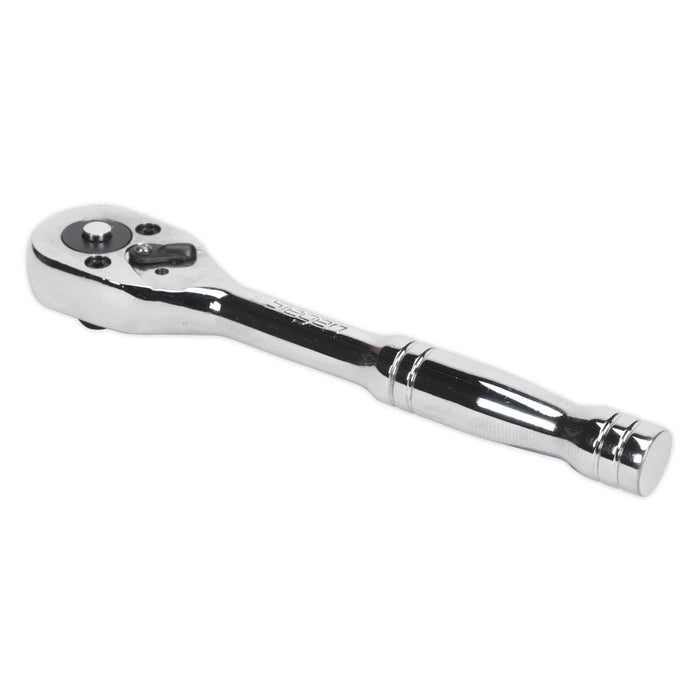 Sealey Ratchet Wrench 1/4"Sq Drive Pear-Head Flip Reverse S0704 Siegen by Sealey - Dynamic Drive