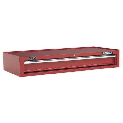 Sealey Mid-Box 1 Drawer with Ball-Bearing Slides Heavy-Duty- Red AP41119 Sealey - Dynamic Drive