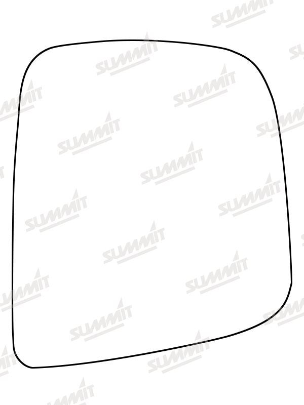 Summit Heated Backing Plate with Commercial Glass fits Nissan Nv200 Van 10-16 RHS Summit - Dynamic Drive