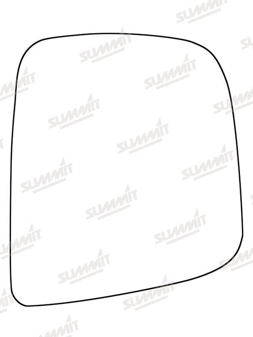 Summit Heated Backing Plate with Commercial Glass fits Nissan Nv200 Van 10-16 RHS Summit - Dynamic Drive