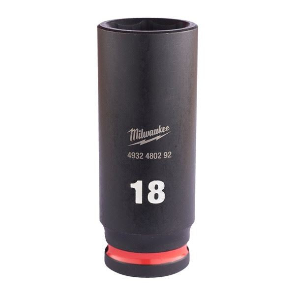 Milwaukee 18mm 3/8 Impact Socket Deep-1Pc Ne 4932480292 Milwaukee - Dynamic Drive
