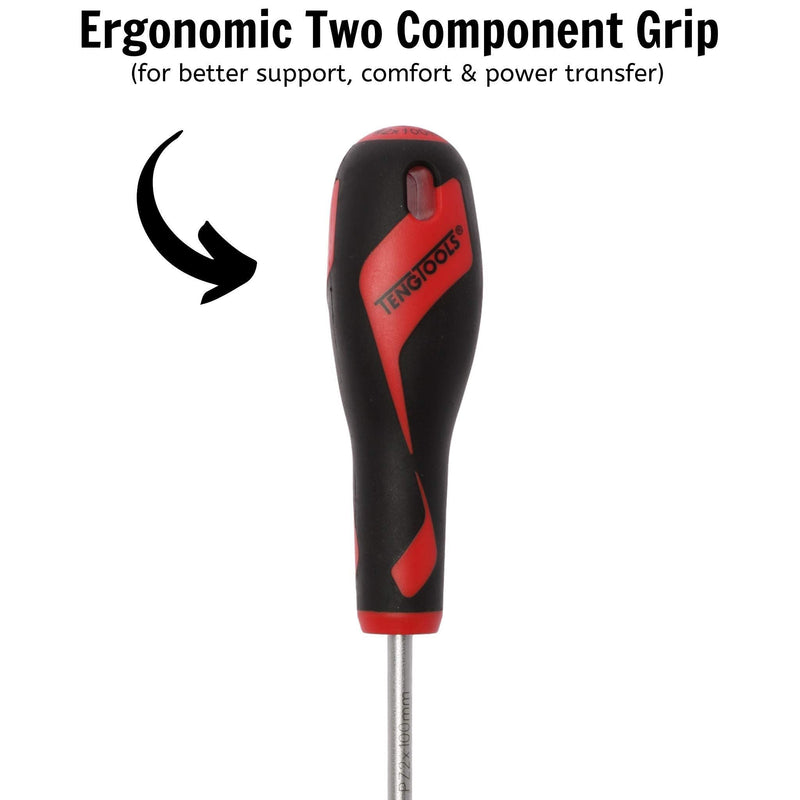 Teng Tools PZ Screwdriver PZ2 x 100mm L Teng Tools - Dynamic Drive