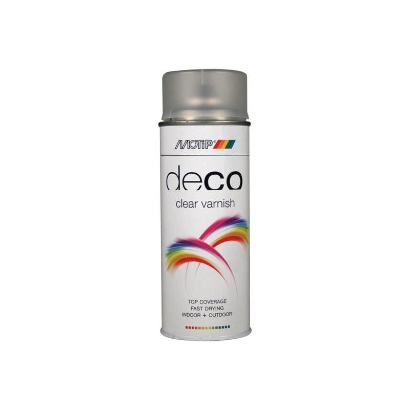 Motip® Deco Spray Clear Lacquer Satin Matt 400ml MOTIP® - Dynamic Drive