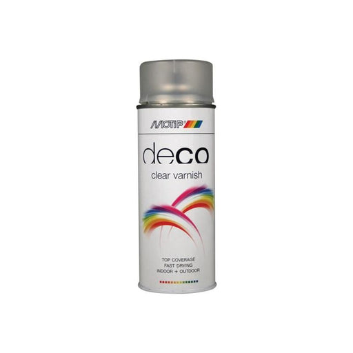 Motip® Deco Spray Clear Lacquer Satin Matt 400ml MOTIP® - Dynamic Drive