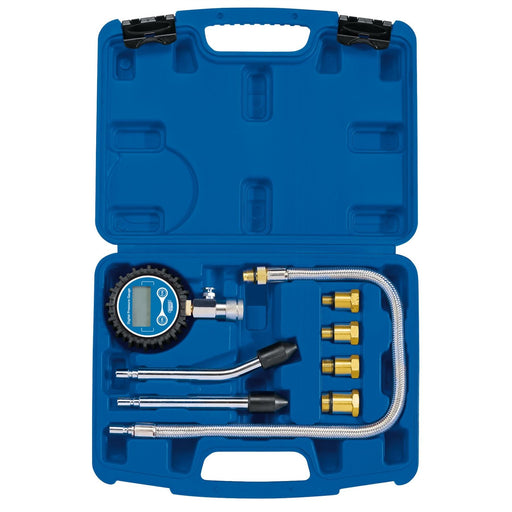 Draper Digital Petrol Compression Test Kit (8 Piece) 35885 Draper - Dynamic Drive