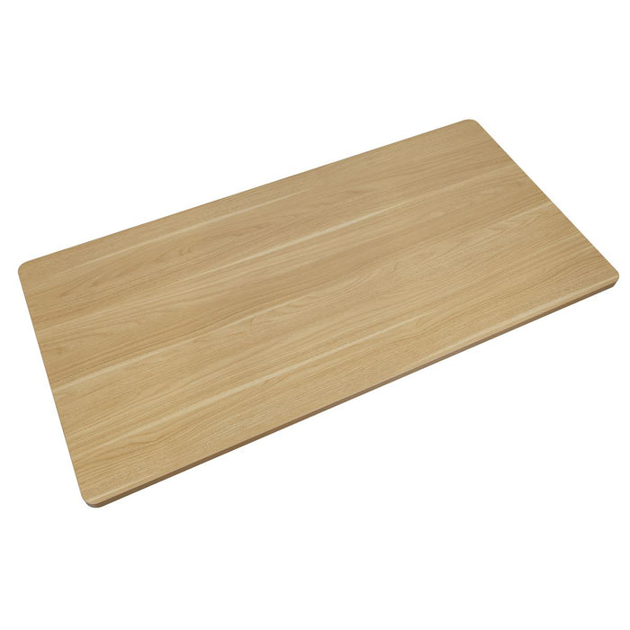 Dellonda Oak Rectangular Desktop Dellonda  - Dynamic Drive