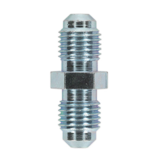 Sealey Brake Tube Connector 3/8"UNF x 24tpi Male to Male Pack of 10 BN3824MC Sealey - Dynamic Drive
