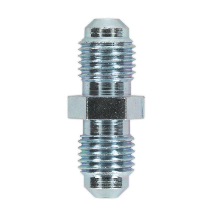 Sealey Brake Tube Connector 3/8"UNF x 24tpi Male to Male Pack of 10 BN3824MC Sealey - Dynamic Drive