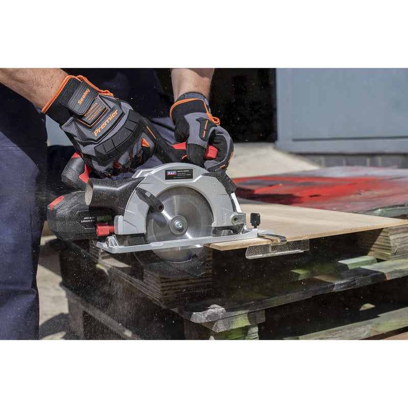 Sealey Circular Saw 20V SV20 Series150mm Body Only CP20VCS Sealey - Dynamic Drive