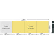 Screen Shield (1 panel) A5510 Quest - Dynamic Drive