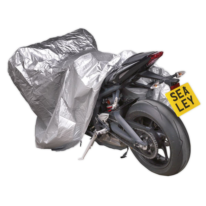 Sealey Motorcycle Cover Medium 2320 x 1000 x 1350mm MCM Sealey - Dynamic Drive