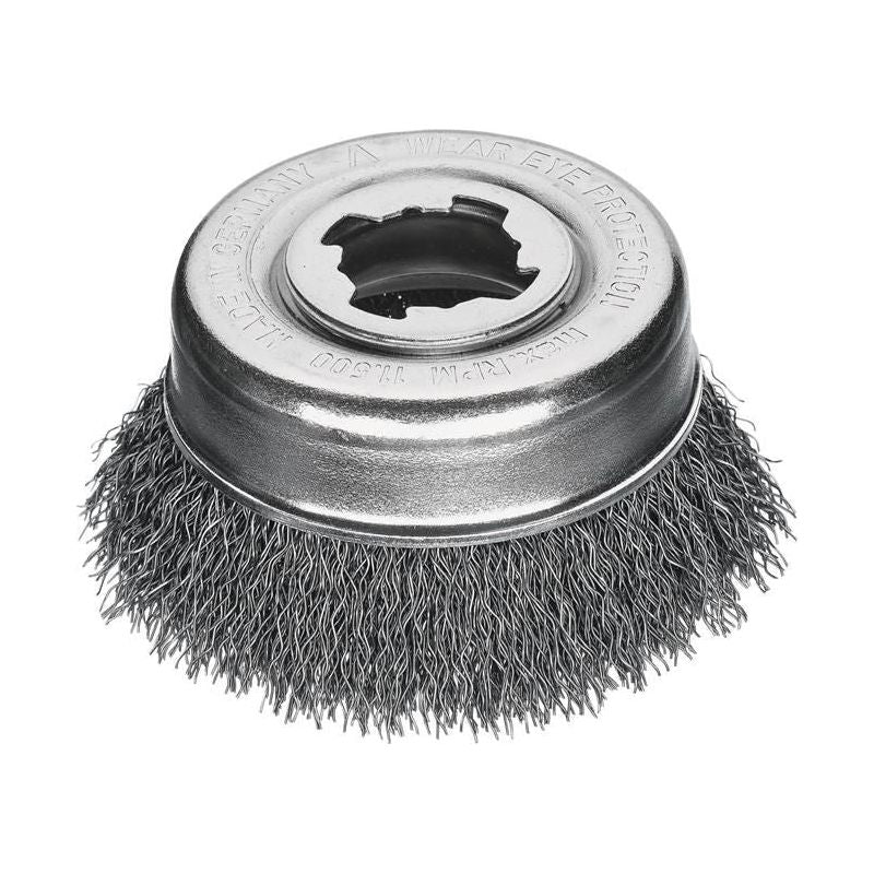 Lessmann X-Lock Crimped Cup Steel Brush 85mm Non Spark Lessmann - Dynamic Drive