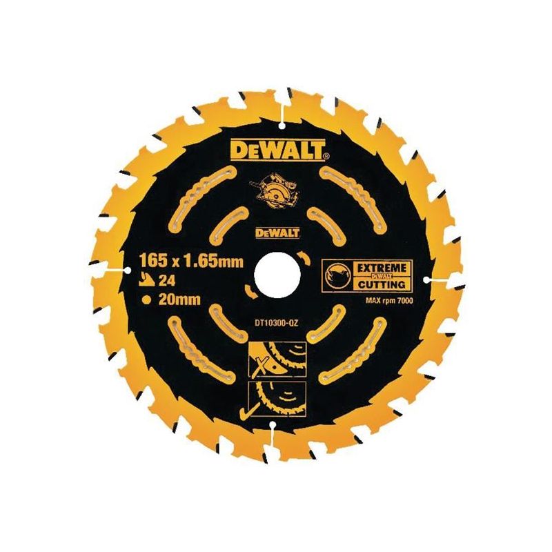 Dewalt Power Tools Extreme Framing Circular Saw Blade 165 x 20mm x 40T DeWALT Power Tools - Dynamic Drive