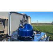 Olpro 2 Litre Stainless Steel Whistling Kettle Blue Olpro - Dynamic Drive