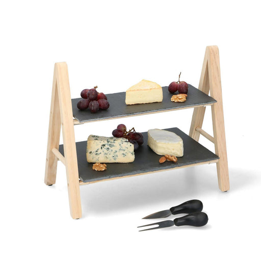2 Tier Food Serving Tray Alpina - Dynamic Drive