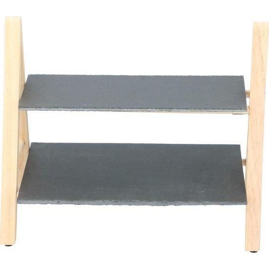 2 Tier Food Serving Tray Alpina - Dynamic Drive