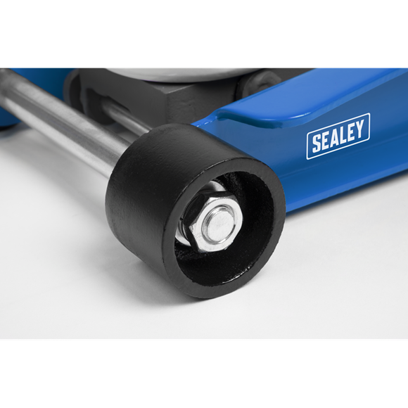 Sealey Trolley Jack 2.25 Tonne Low Profile Rocket Lift Blue 2001LEBL Sealey - Dynamic Drive