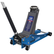 Sealey Trolley Jack 2.25 Tonne Low Profile Rocket Lift Blue 2001LEBL Sealey - Dynamic Drive