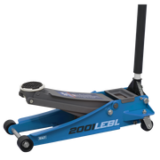 Sealey Trolley Jack 2.25 Tonne Low Profile Rocket Lift Blue 2001LEBL Sealey - Dynamic Drive