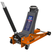 Sealey Trolley Jack 2.25 Tonne Low Profile Rocket Lift Orange 2001LEOR Sealey - Dynamic Drive