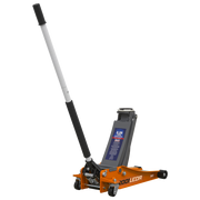 Sealey Trolley Jack 2.25 Tonne Low Profile Rocket Lift Orange 2001LEOR Sealey - Dynamic Drive