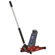 Sealey Trolley Jack 2.25 Tonne Low Profile Rocket Lift Red 2001LERE Sealey - Dynamic Drive