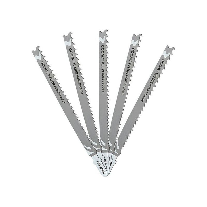 Dewalt Power Tools HCS Progressor Tooth Jigsaw Blades Pack of 5 T345XF DeWALT Power Tools - Dynamic Drive