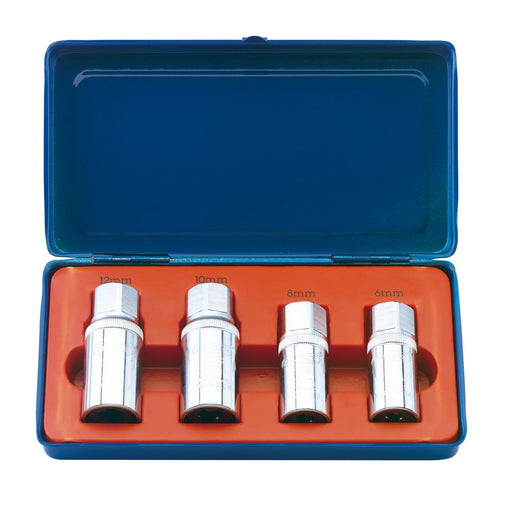 Draper Stud Extractor Set, 1/2" Sq. Dr. (4 Piece) 55641 Draper - Dynamic Drive
