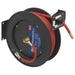 Sealey Retractable Air Hose Metal Reel 15m 10mm ID Rubber Hose SA841 Sealey  - Dynamic Drive