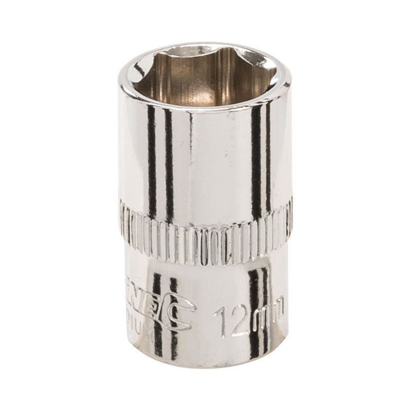 Silverline Socket 3/8" Drive 6pt Metric 12mm Silverline - Dynamic Drive