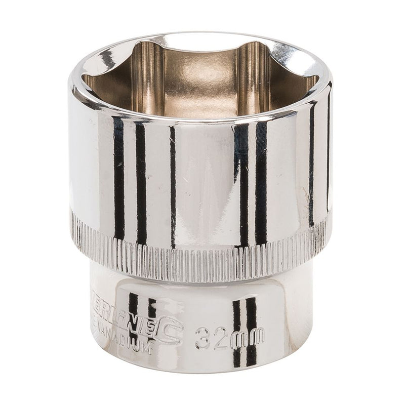 Silverline Socket 1/2" Drive 6pt Metric 32mm Silverline - Dynamic Drive